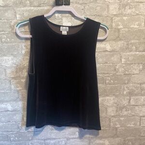 LOFT Velvet Sleeveless Shirt